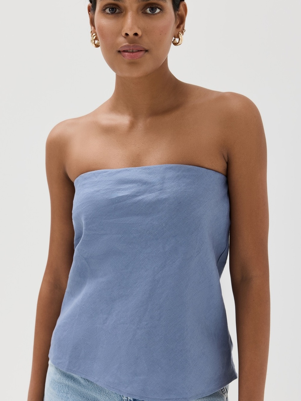 NWT REFORMATION Mollie Linen Top SMALL